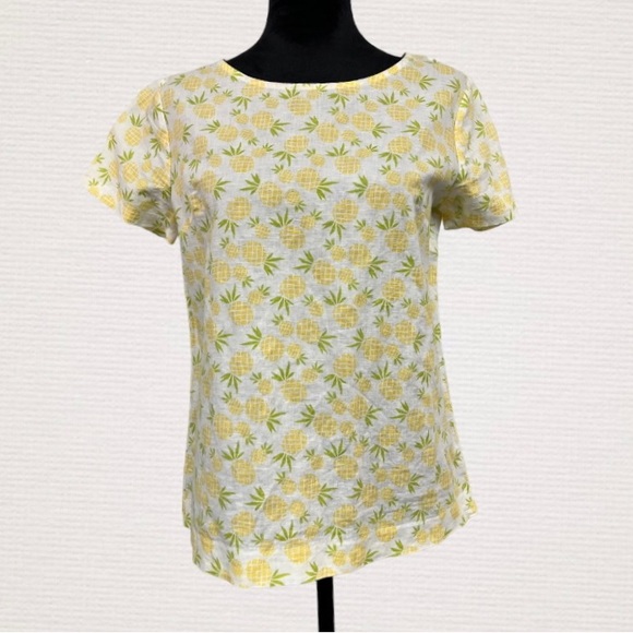 J Crew pineapple top size Extra Small - Picture 2 of 7
